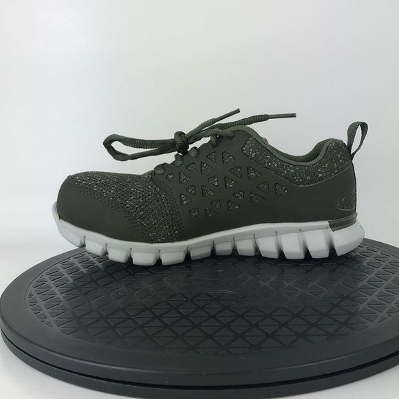Reebok SubLite Cushion Work Green Composite Toe Safety Shoes Women’s Size 5 Wide - Picture 9 of 12